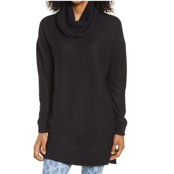 LULUS Autumn Daze Cowl Neck Tunic - Picture 1 of 3
